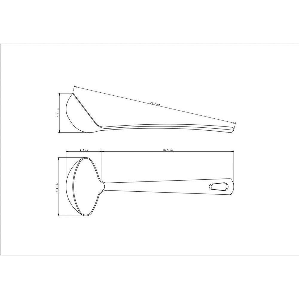 Concha Tramontina Para Panqueca/molho Vermelha Em Nylon Tramontina - 5