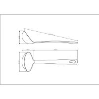 Concha Tramontina Para Panqueca/molho Vermelha Em Nylon Tramontina