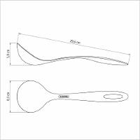 Concha Tramontina Ability Em Nylon Preto Tramontina - 3