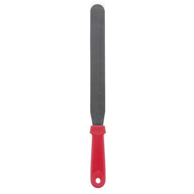 Espatula Para Confeitar Bolo 37Cm Inox - Vermelho