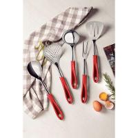 Concha Tramontina Fluence Com Lâmina Em Aço Inox E Cabo Em Polipropileno Vermelho Tramontina