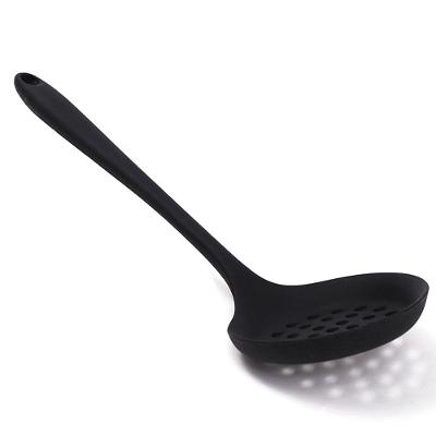 Escumadeira De Silicone Bueno 29,8Cm Preto