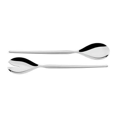 Jogo De Talheres Para Salada Tramontina Cosmos Em Aço Inox Acabamento Alto Brilho 2 Peças Tramontina