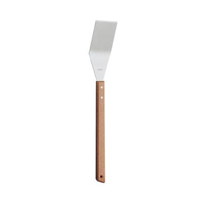 Espátula para Churrasco 26441100 Aço Inox e Cabo de Madeira 48cm Marrom Tramontina