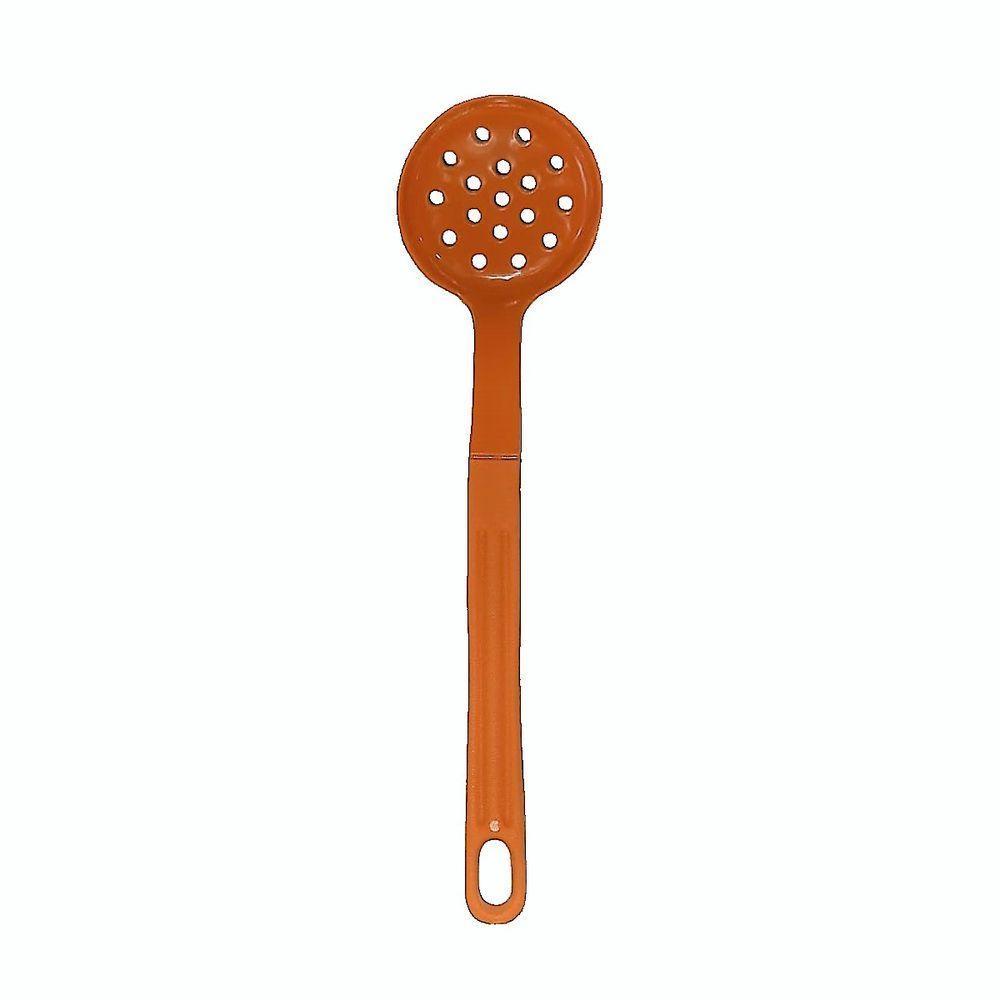 Escumadeira Talher Em Nylon Cozinha Utensílio Laranja 28Cm - 1