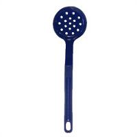 Escumadeira Talher Nylon Cozinha Goumert Utensílio Azul 28Cm - 1
