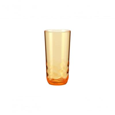Copo 400 Ml Plástico Cor Laranja Flame Linha Wave Coza Laranja