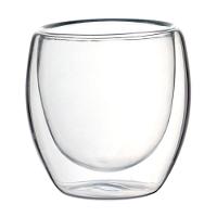 Jogo De 2 Copos Parede Dupla Em Vidro Borossilicato 90Ml - 2