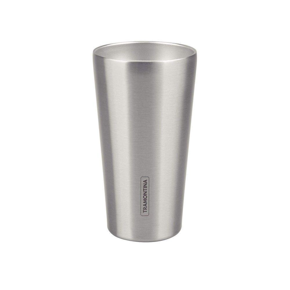 Copo Térmico Tramontina Exata Em Aço Inox Sem Tampa 420 Ml Tramontina - 1
