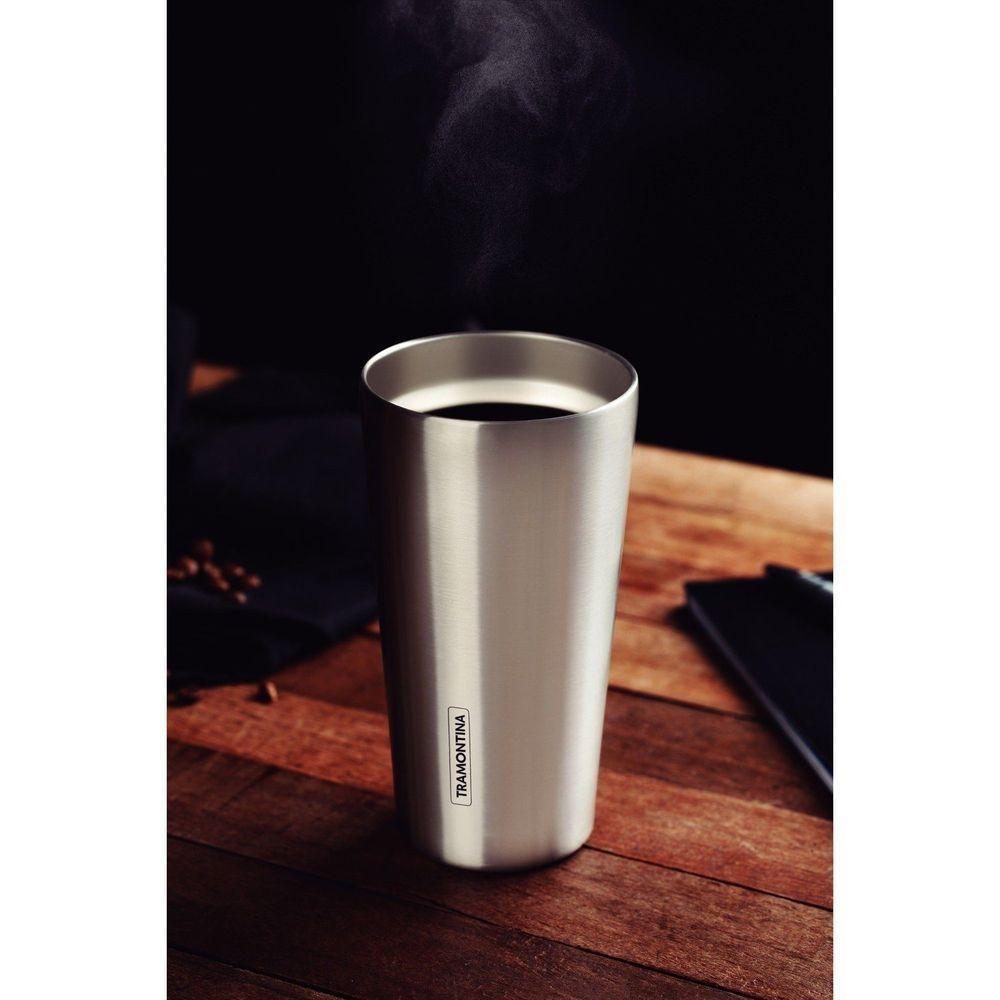 Copo Térmico Tramontina Exata Em Aço Inox Sem Tampa 420 Ml Tramontina - 5