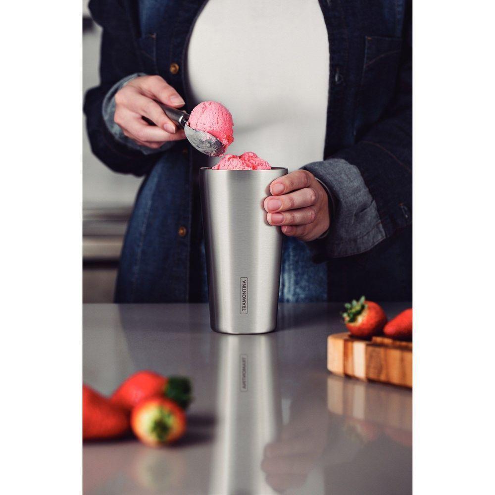 Copo Térmico Tramontina Em Aço Inox Sem Tampa 550 Ml Tramontina - 5