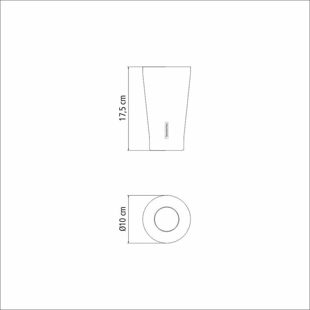 Copo Térmico Tramontina Em Aço Inox Sem Tampa 550 Ml Tramontina - 7