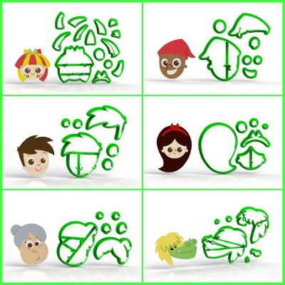 Cortador Kit Sítio Do Pica Pau Amarelo 6 Modelos 5 Cm