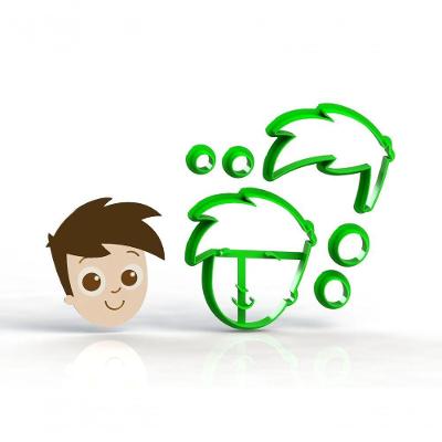 Cortador Sítio Do Pica Pau Amarelo - Pedrinho Tamanho 5 Cm