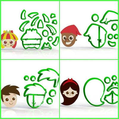 Cortador Kit Sítio Do Pica Pau Amarelo 4 Modelos 5 Cm