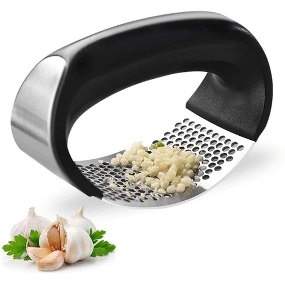 Espremedor Amassador Triturador De Alho Inox Manual Cozinha Inox Manual - 1