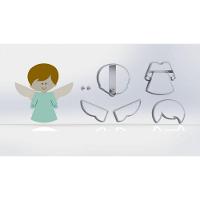 Cortador Anjo Modular Tamanho 8cm - 1