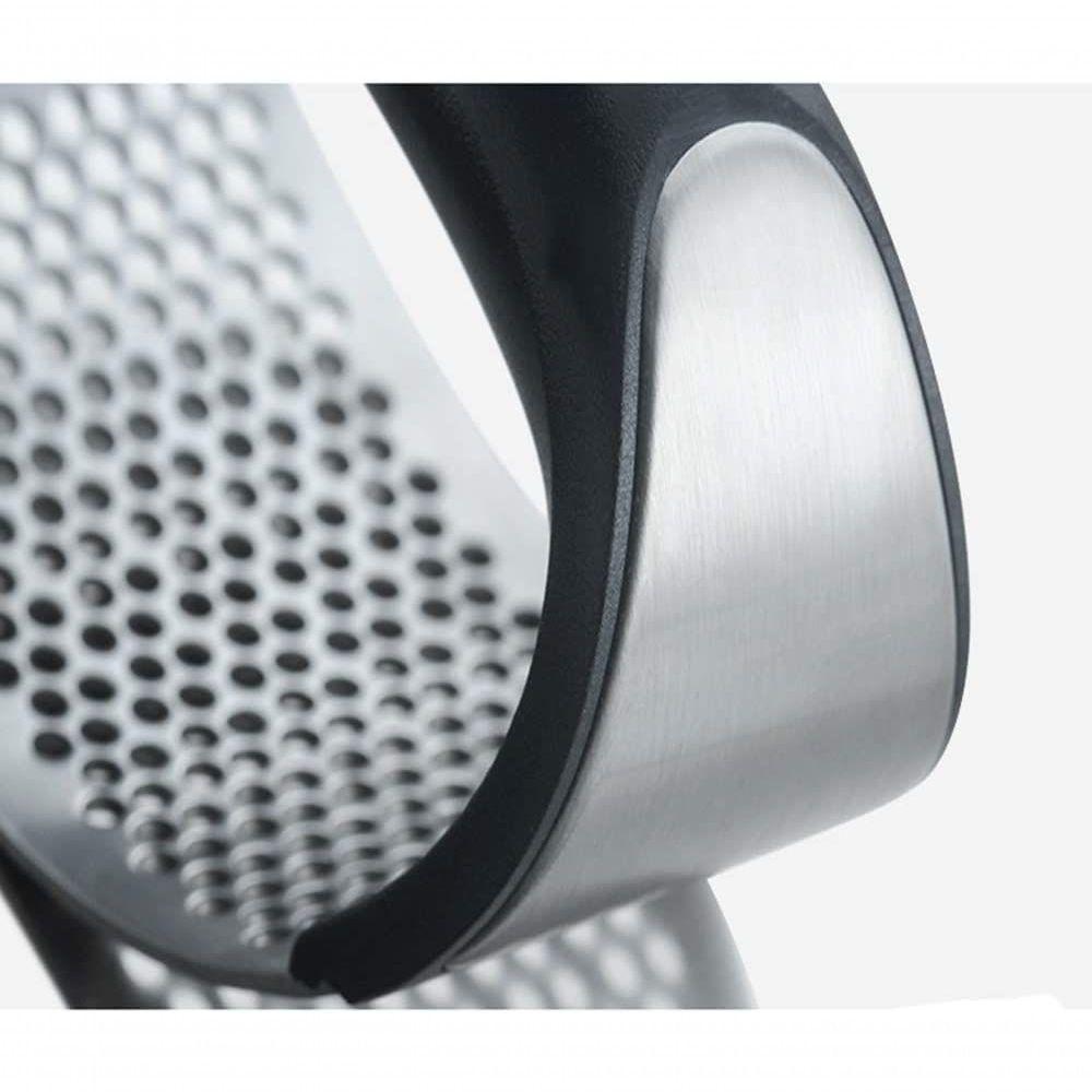 Alho De Aço Inoxidável Press Alho Triturador Espremedor De Cozinha Com O Punho Inox Manual - 4