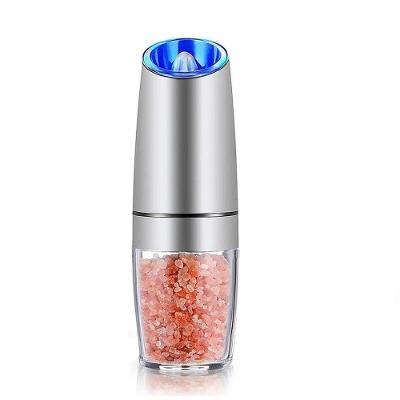 Moedor De Pimenta Sal Elétrico Sensor De Gravidade Led Pilha