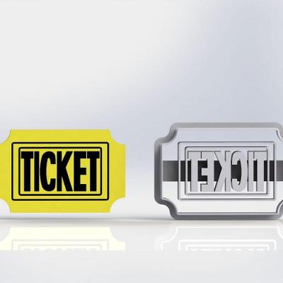 Cortador Cinema Ticket Tamanho 5cm