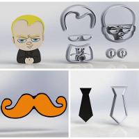 Cortador Kit Chefinho 3 Modelos Tamanho 6Cm - 1