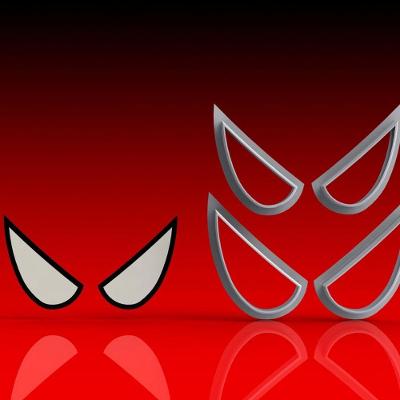 Cortador Heróis Homem Aranha Olhos Tamanho 5Cm