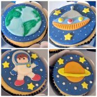 Cortador Kit Astronauta - 4 Modelos Tamanho 6 Cm - 1