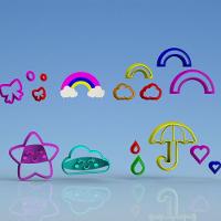 Cortador Kit Chuva De Benção Tamanho 5Cm - 1