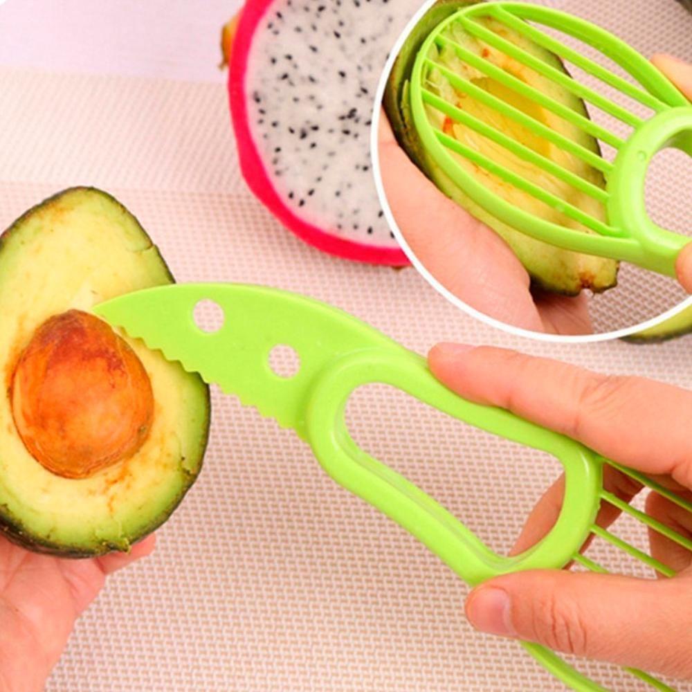 Fatiador 2 Em 1 Frutas Legumes Corta Fatia Abacate Prana - 3