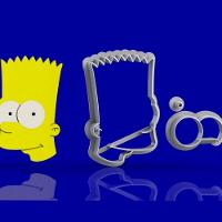 Cortador Kit Simpsons 5 Personagens Modulares Tamanho 5Cm - 2