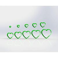 Cortador Polymer Clay Coração Tamanho 1,5cm - 1