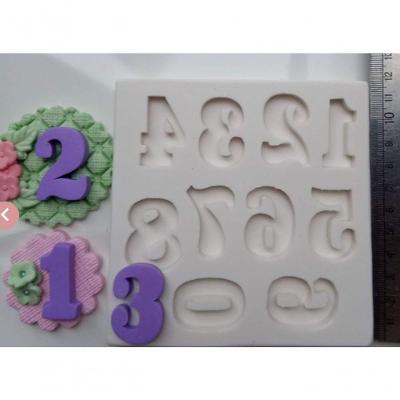 Molde Silicone Numeros Lindos