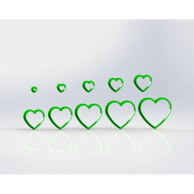 Cortador Polymer Clay Coração Tamanho 4,5cm