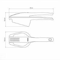 Amassador Para Batatas Verano Com Estrutura De Nylon Com Lâmina De Aço Inox ônix - 8