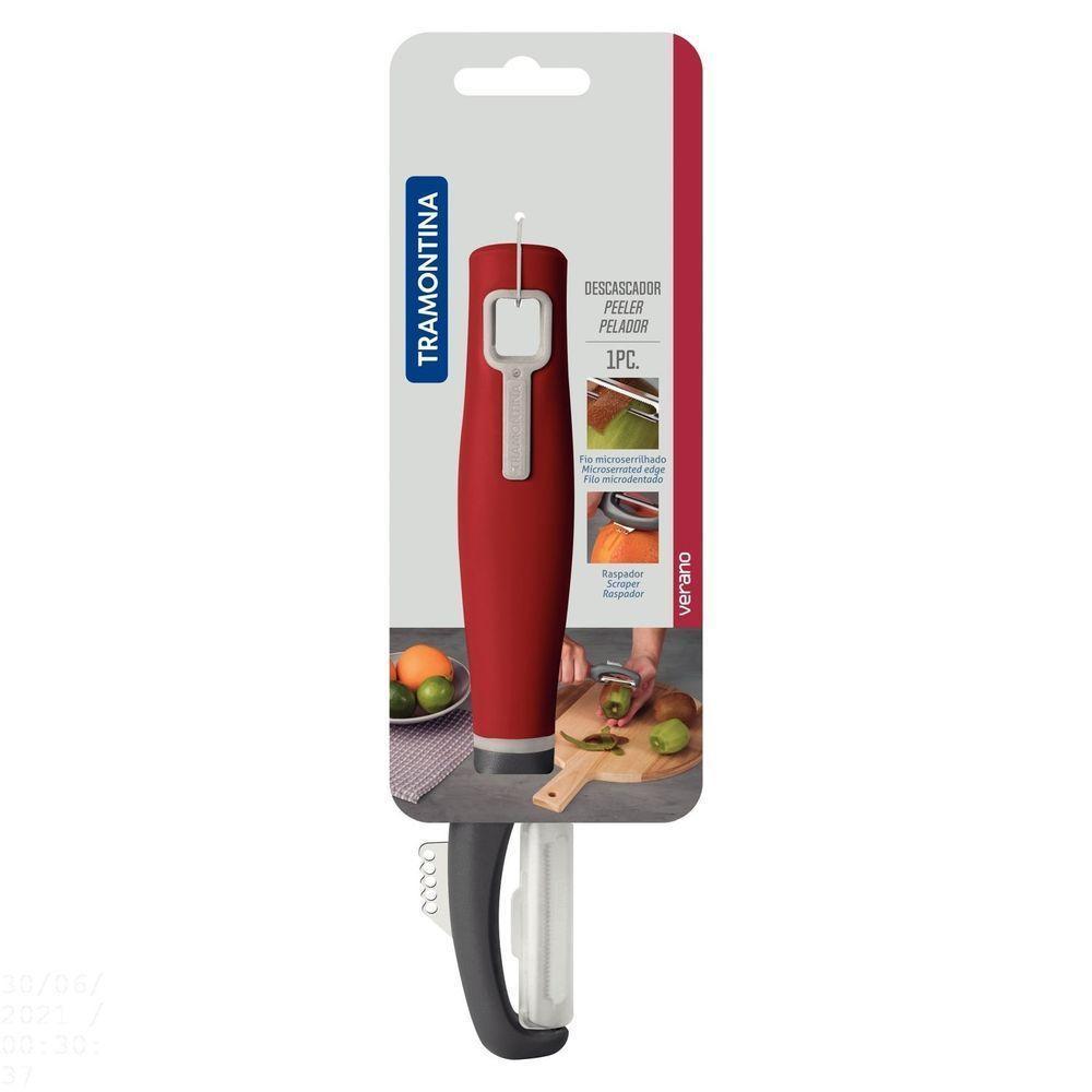 Descascador Verano Com Lâmina Em Aço Inox Com Fio Microsserrilhado E Cabo De Polipropilen - 2