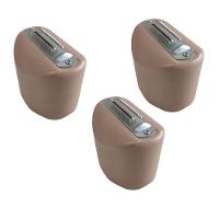 Descascador Manual Fatia Corta Kit 3 Uni Lamina Inox - 1