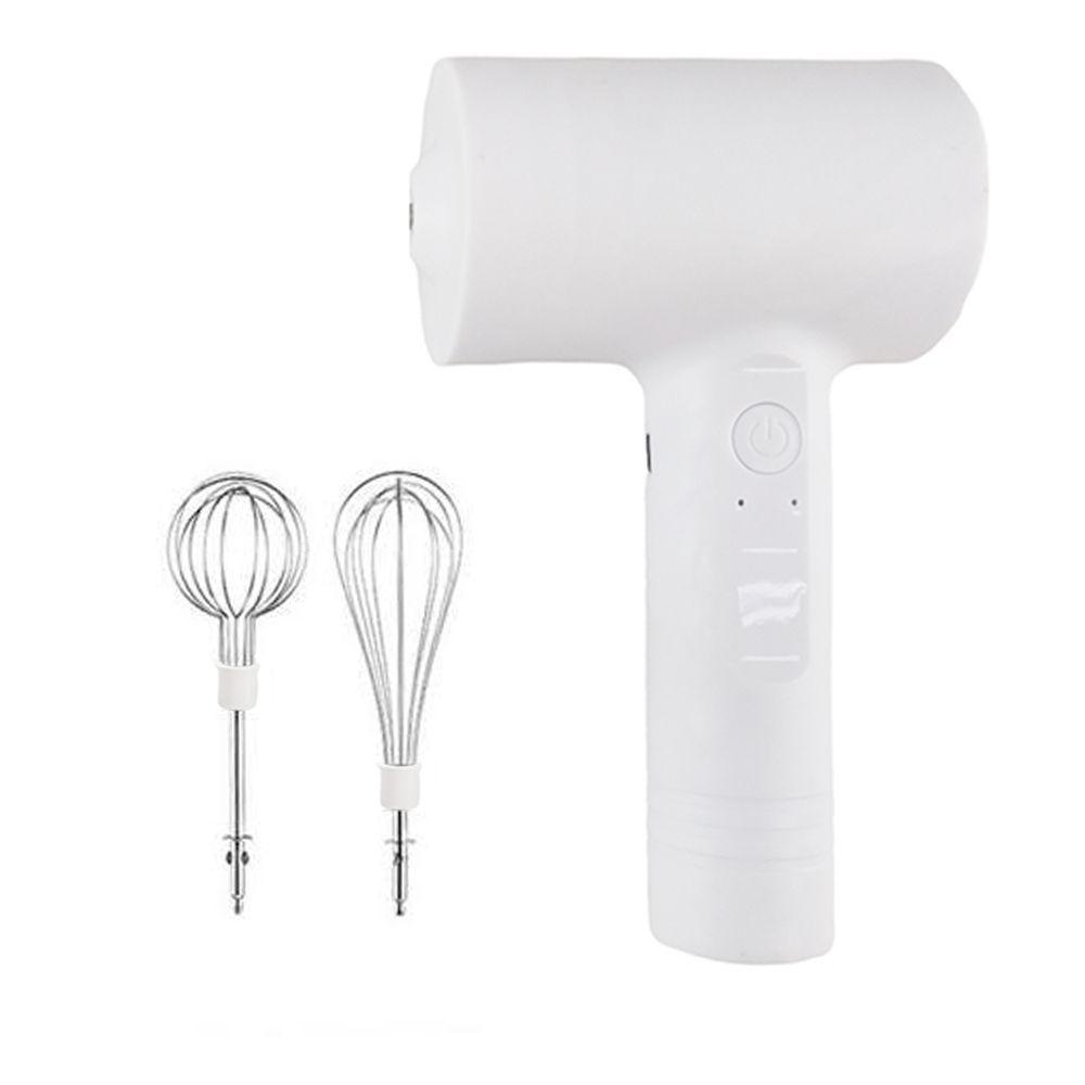 Mixer De Mao Misturador Sem Fio Fuet Batedor Potente Usb Cozinha Alta Velocidade - 1