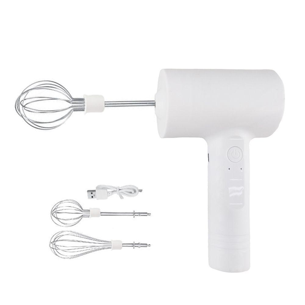 Mixer De Mao Misturador Sem Fio Fuet Batedor Potente Usb Cozinha Alta Velocidade - 6