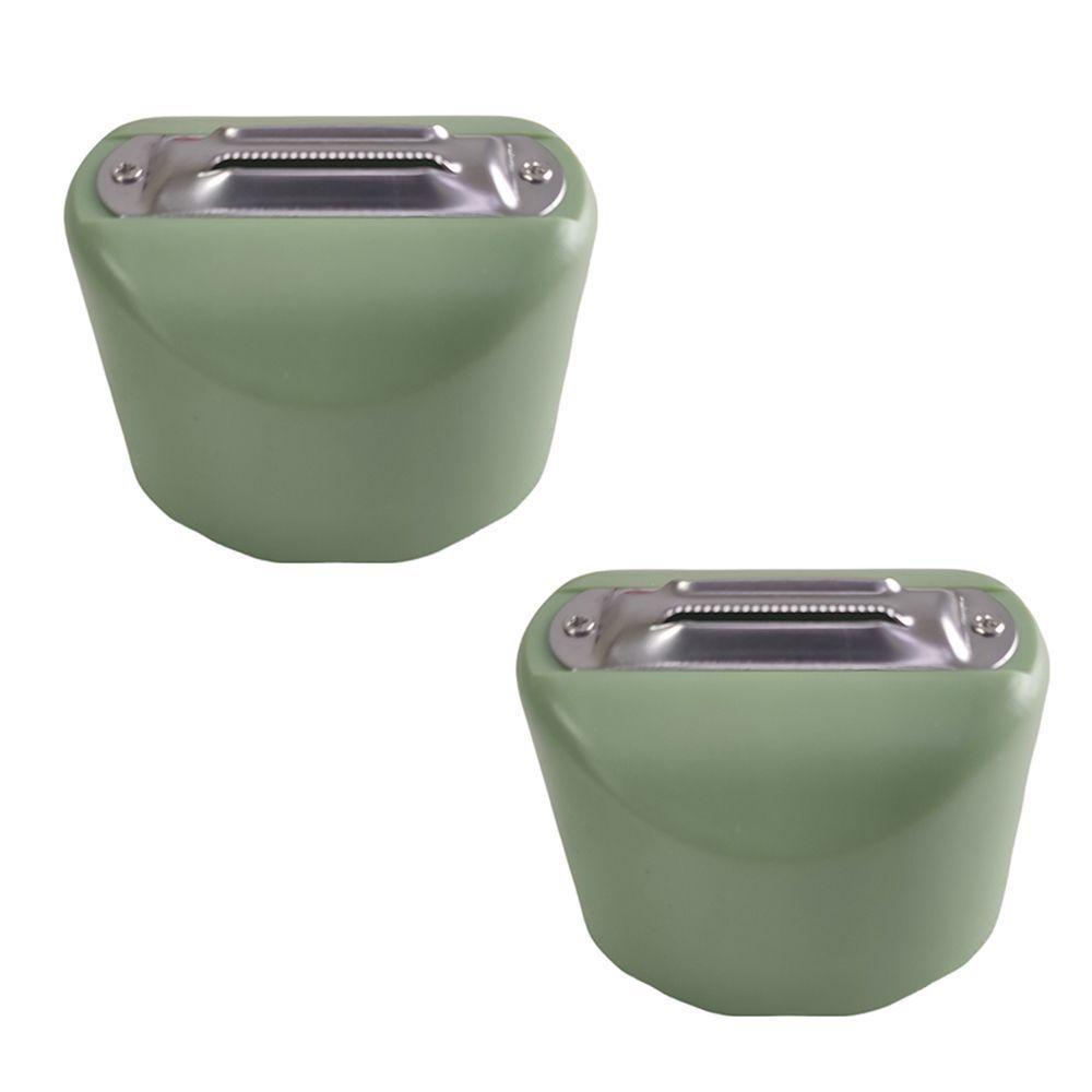 Descascador Fatiador Manual Kit 2 Uni Lamina Aço Inoxidavel - 1