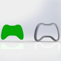 Cortador Controle X-Box Contorno Tamanho 3,5Cm - 1