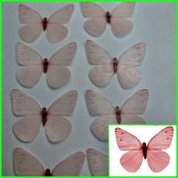 Borboleta Rosa Claro ( Kit Com 10 Un) 2,5 Cm - 1