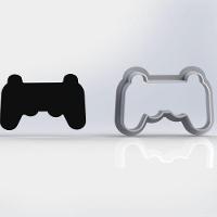 Cortador Controle Playstation Contorno Tamanho 3,5Cm - 1