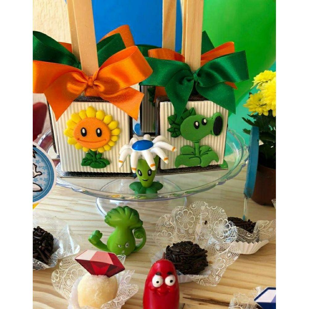 Cortador Kit Plants Vs Zombies 3 Modelos Tamanho 5cm - 4
