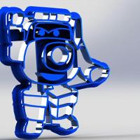 Cortador Kit Super Wings 4 Modelos Tamanho 5,5cm