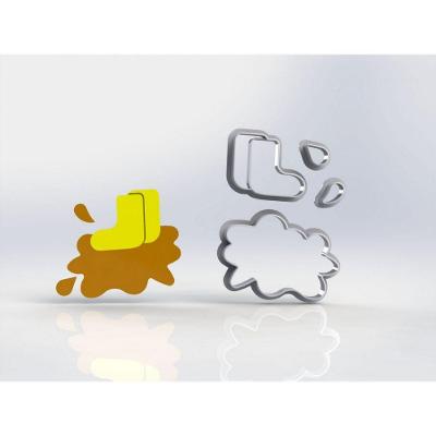 Cortador Peppa - Lama (Poça Com Botas) Tamanho 5 Cm