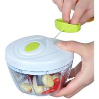 Triturador De Alho Cebola Processador Alimento Manual Branco P - 21