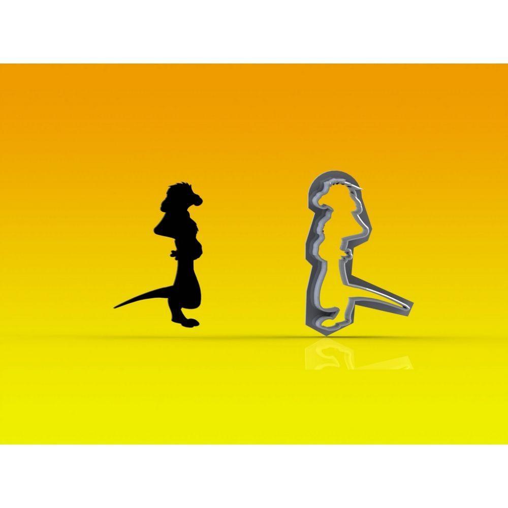 Cortador Kit Rei Leão 4 Personagens Tamanho 5cm - 2