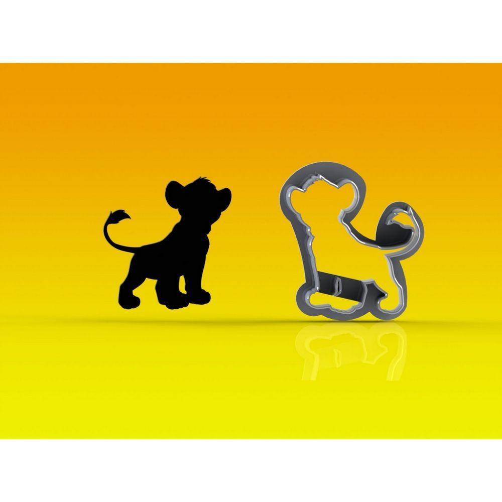 Cortador Kit Rei Leão 4 Personagens Tamanho 5cm - 3