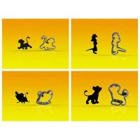 Cortador Kit Rei Leão 4 Personagens Tamanho 5cm - 1