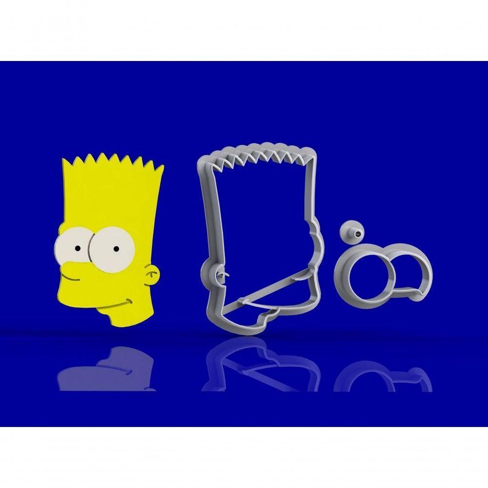 Cortador Kit Simpsons 5 Personagens Modulares Tamanho 6 Cm - 4